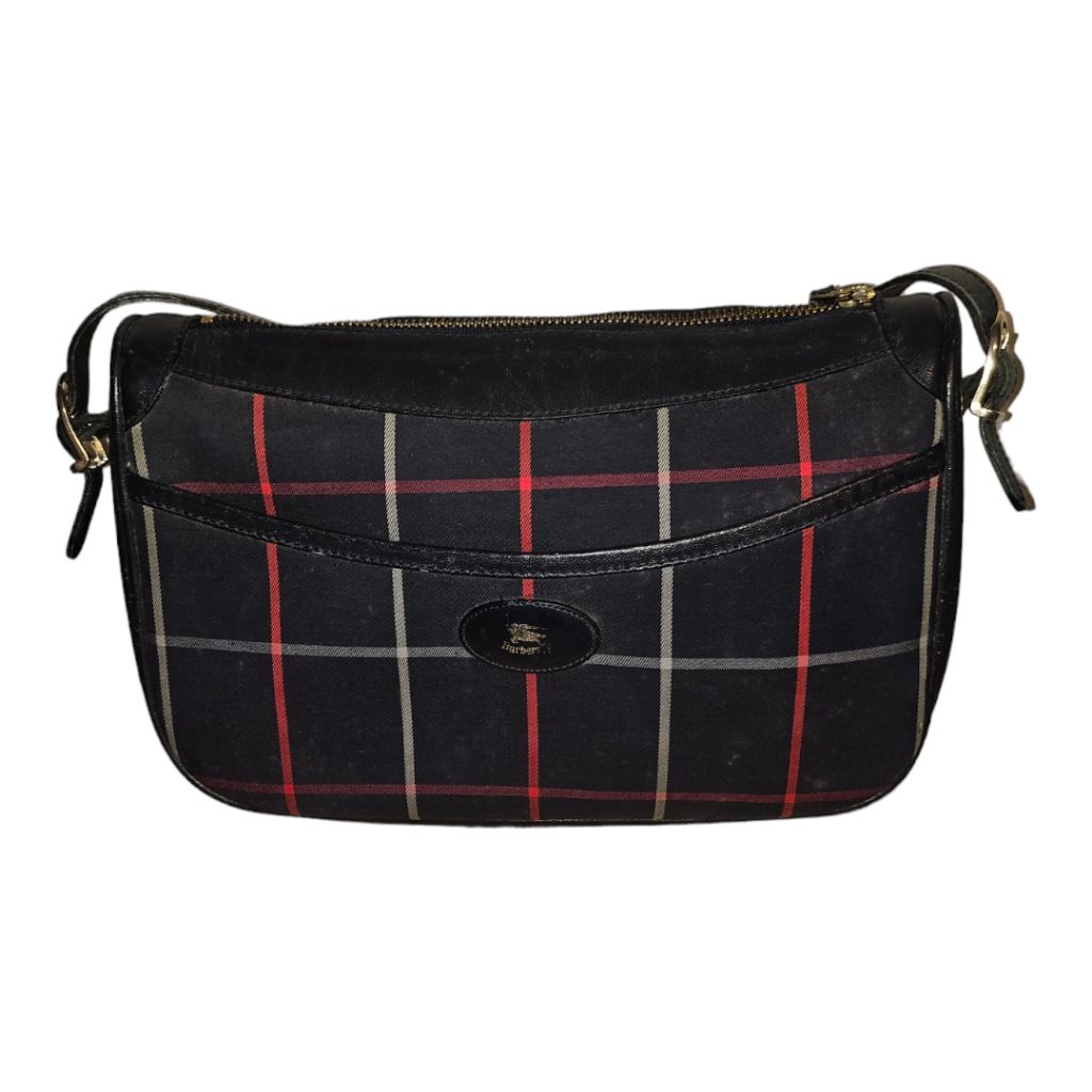 Women's Burberry Shoulder Bag Small Blue/Red