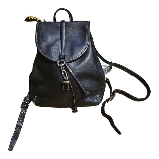 Vintage Coach Black Leather Legacy Backpack 9368